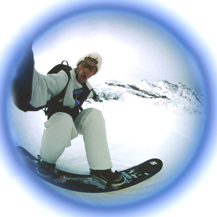 Selbstaufnahme mit meinem Fish-eye Objektiv